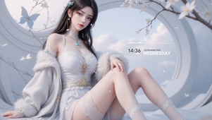 清纯古风美女
