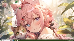 落叶少女