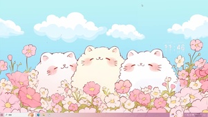 软萌三只猫