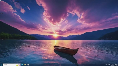 唯美夕阳海景壁纸-桌面主题