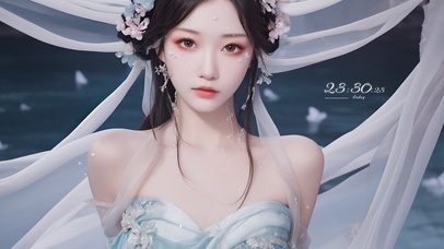 4K绝美古风女神