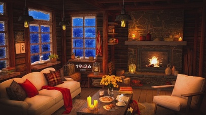 舒适的冬季小屋