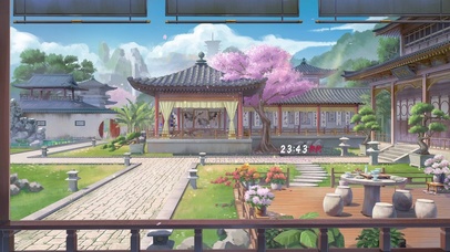 4K古风山庄庭院