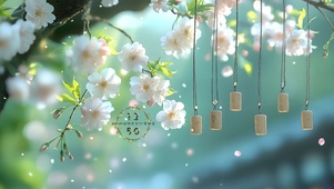 护眼清新花瓣