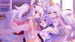 白丝美少女
