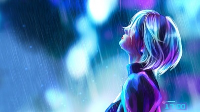 雨中的 Ⅱ B小姐姐