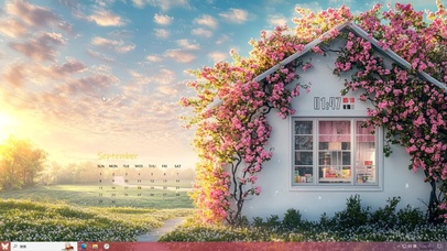 唯美治愈花藤小屋