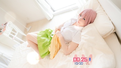 清纯短发JK美女