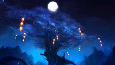 月光下的许愿树