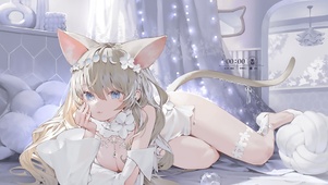 甜美小猫女