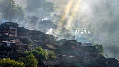 4k 炊烟袅袅山庄