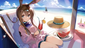 海边泳装少女-阿米娅