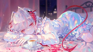 趴着的少女-维什戴尔w