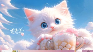 可爱奶茶萌猫