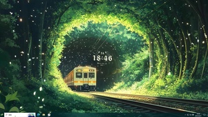 森林火车—【主题桌面】