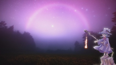 -夜空下的小女巫