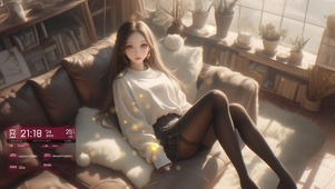 她的眸光宛如蒙着轻纱的秋水