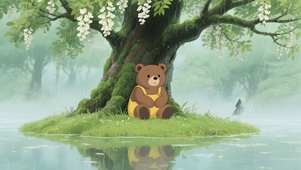 槐花树下小熊