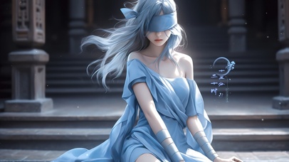 4K唯美古风国风性感蒙眼女神