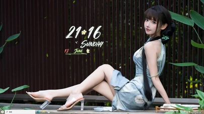 4k气质旗袍  美女