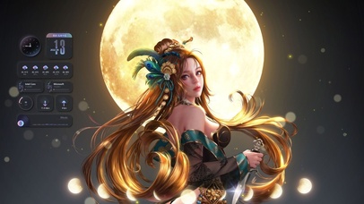 古风厚涂美少女