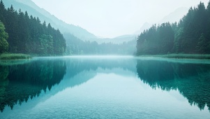 氤氲翠湖