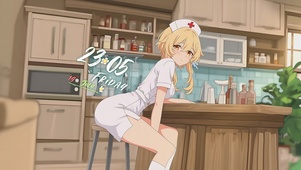 可爱二次元甜美护士