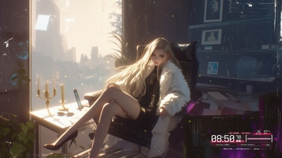 仿佛连自然也为之失色