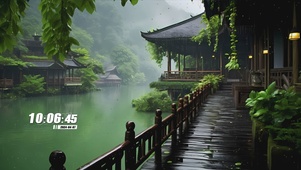 雨天景色