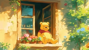 可爱维尼熊