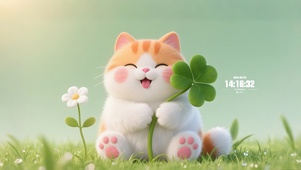 三叶草猫咪