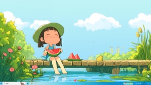超爱吃西瓜
