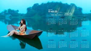 4k湖面划船