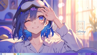 4K睡眼惺忪可爱女孩