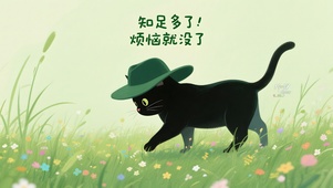 知足多了烦恼就没了