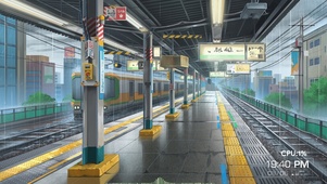 雨天铁路