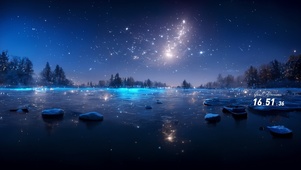 夜空流星雨