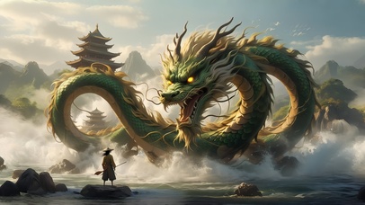 AI神兽之双身龙