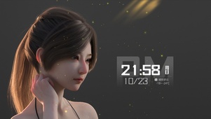 可爱长发姐姐