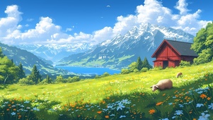 4K山顶美景