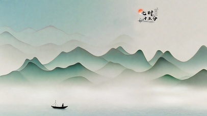 千里江山一叶舟