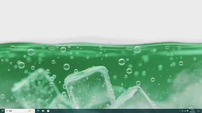 绿冰清凉解暑桌面主题