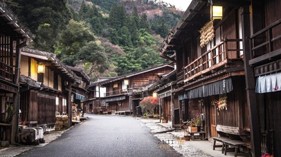 日本乡下（4K治愈带时间）