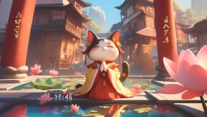 祈福猫咪
