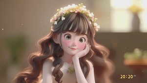 4K 灵气少女