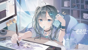 美少女画图
