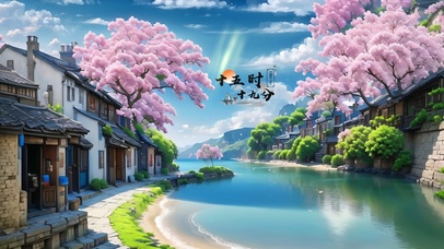 4k樱花童年家乡
