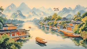 唯美的小镇