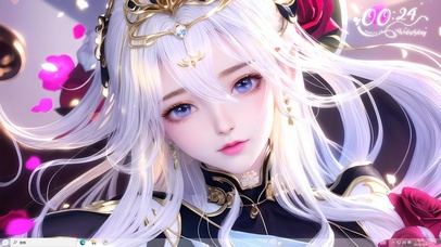 4k可爱粉色爱心美少女女神