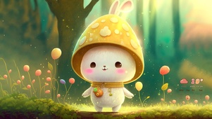 蘑菇小兔
